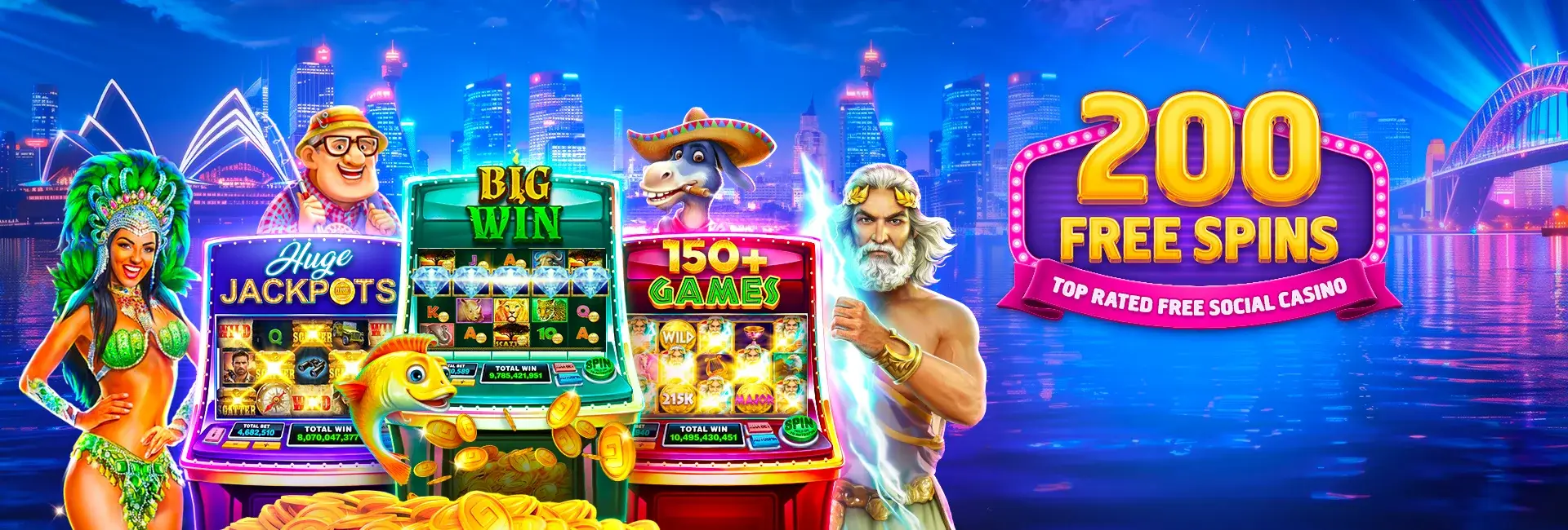 Banner: Free Slots With Bonus Gambino Slots