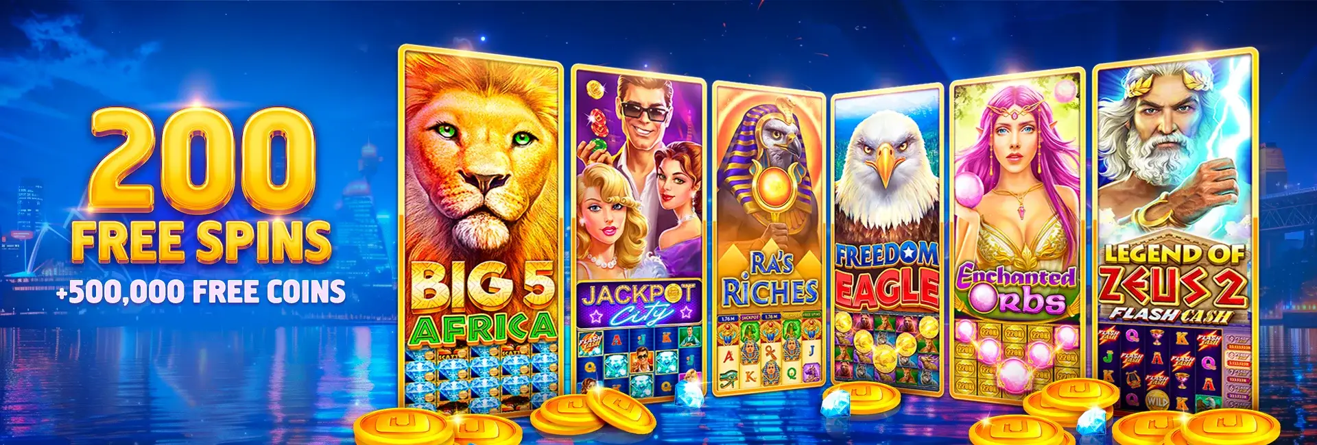 Banner: Free Slots With Bonus Gambino Slots